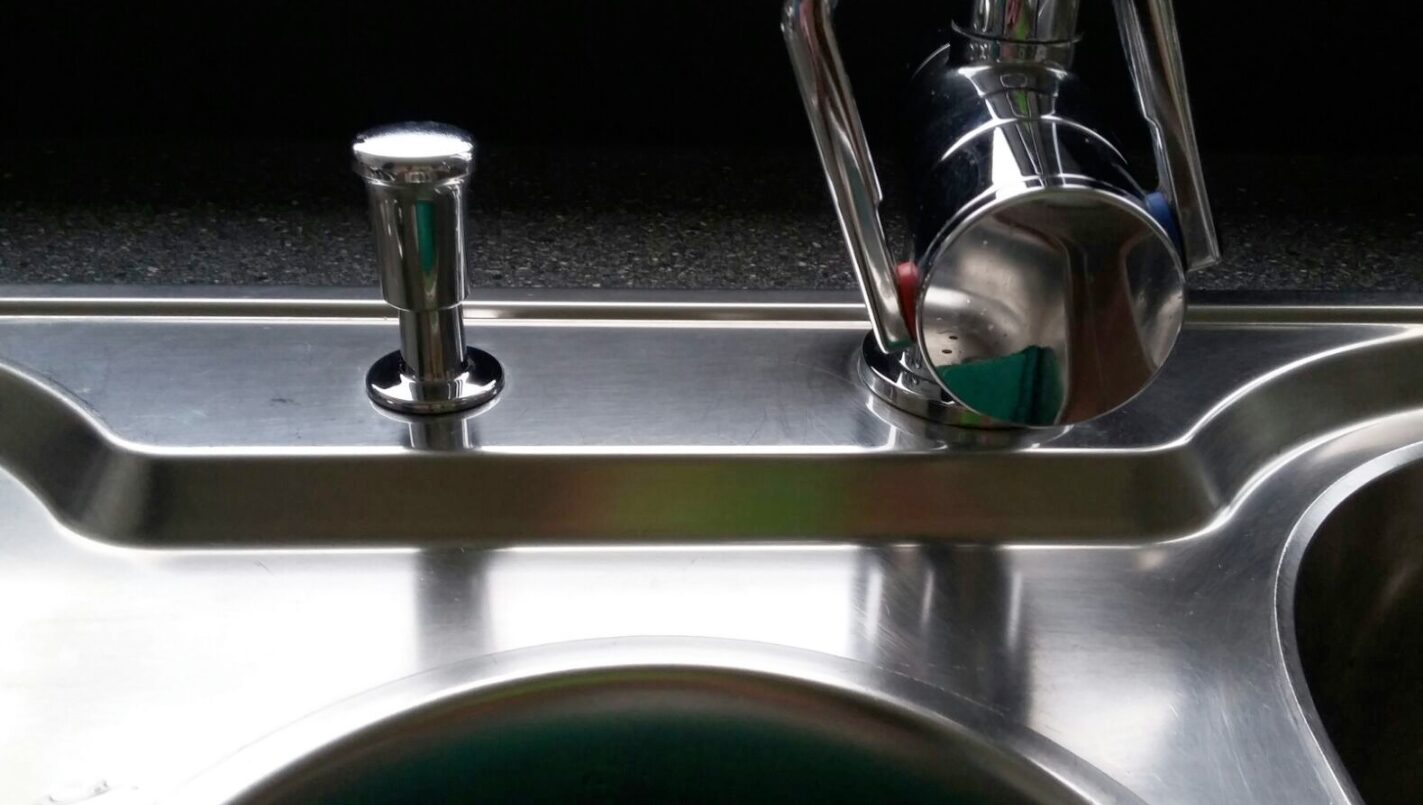 Küchenabwaschbecken nachher